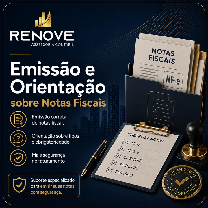 Emissão e Orientação sobre Notas Fiscais